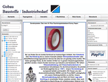 Tablet Screenshot of gobau-online.de